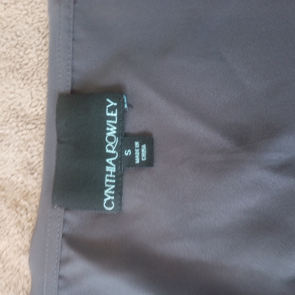 Women's Black Sleeveless Top with Silver Accents - Picture 6 of 11